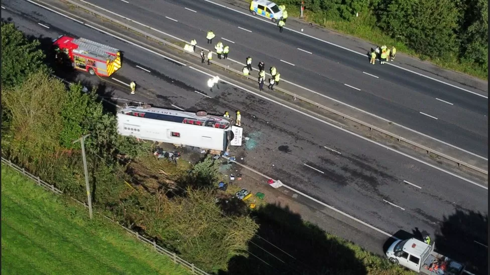 Accident on M53