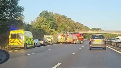 Accident on M53