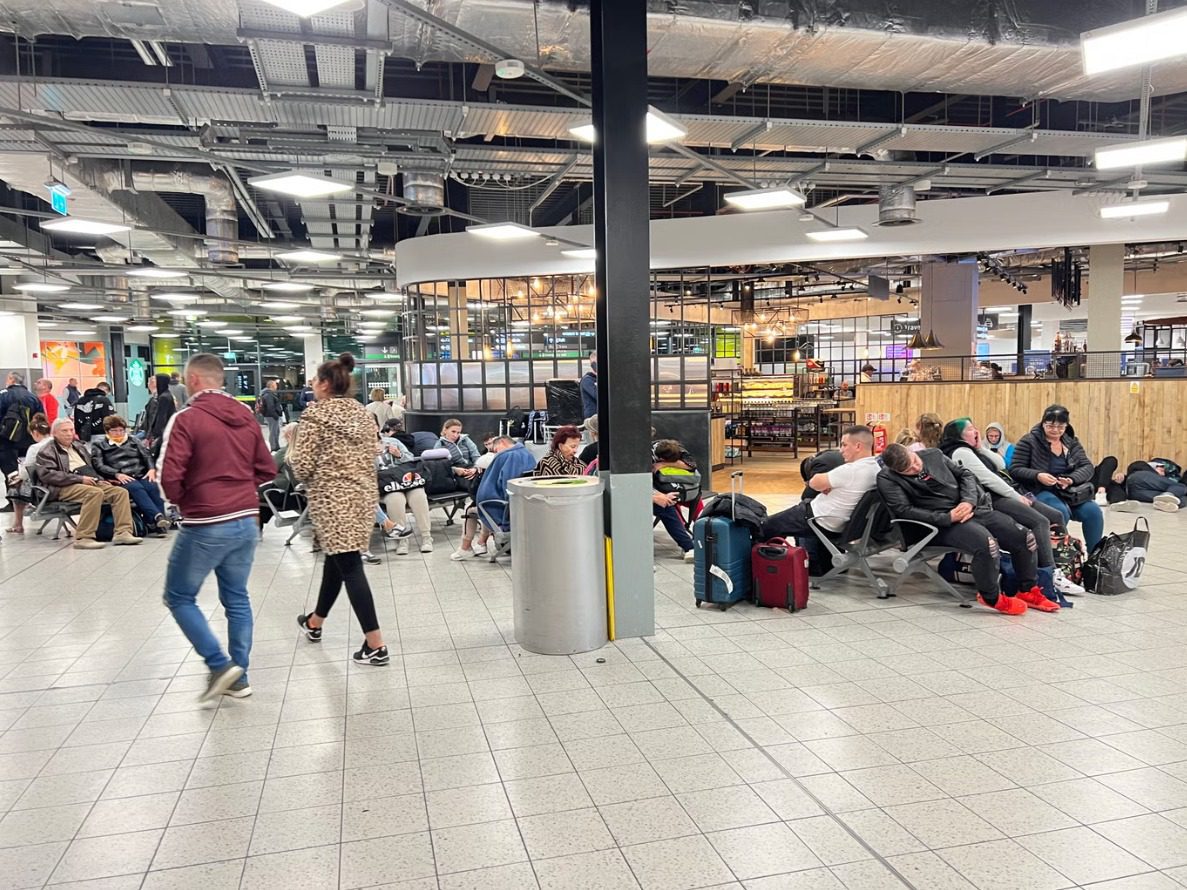Luton Airport fire